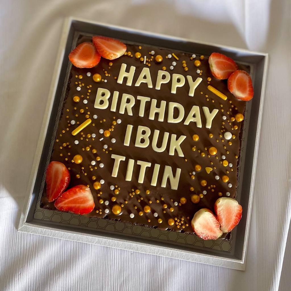 

BROWNICE BAKERY TEXT | Hampers Brownies | Birthday Cake | Kue Ulang Tahun | Hadiah Kado