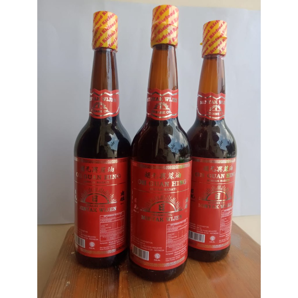 

Minyak Wijen Sesame Oil Matahari Lokal OH GUAN HING 600 ml / 600ml