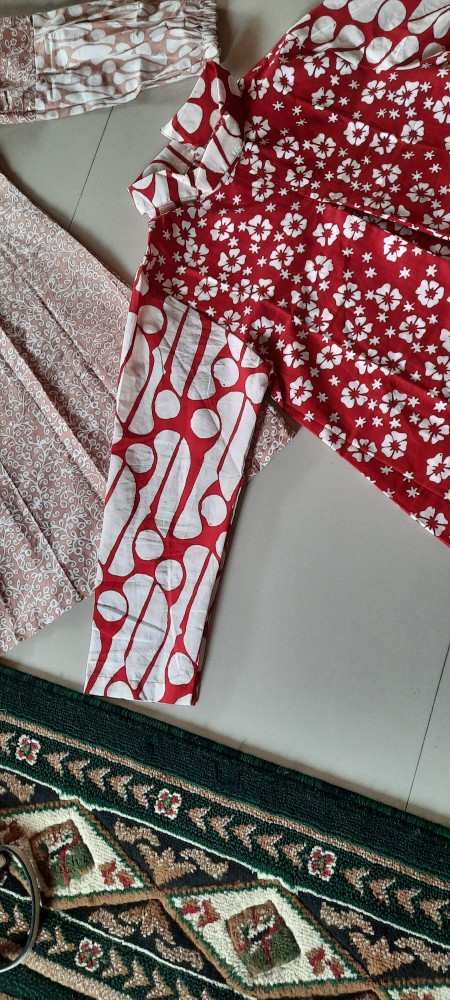 Tunik Batik Gipsi Garutan| Dress Batik Wanita Model Flui