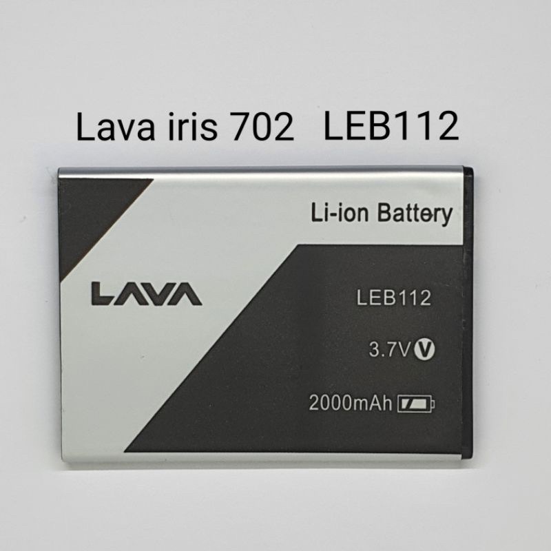 Batterai Lava iris 702 / LEB 112 Model Original Baterai