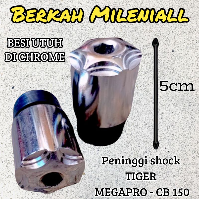 peninggi shock peninggi shock sambungan Tiger Megapro CB150R Verza new Megapro