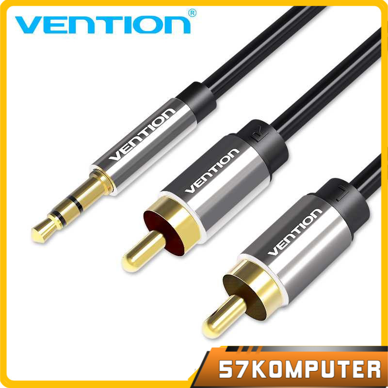 Vention Kabel 3.5mm Male ke 2 RCA Male HiFi