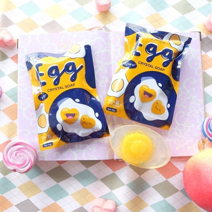 EGG CRYSTAL SOAP BY SKINEST THAILAND ORIGINAL SABUN TELUR