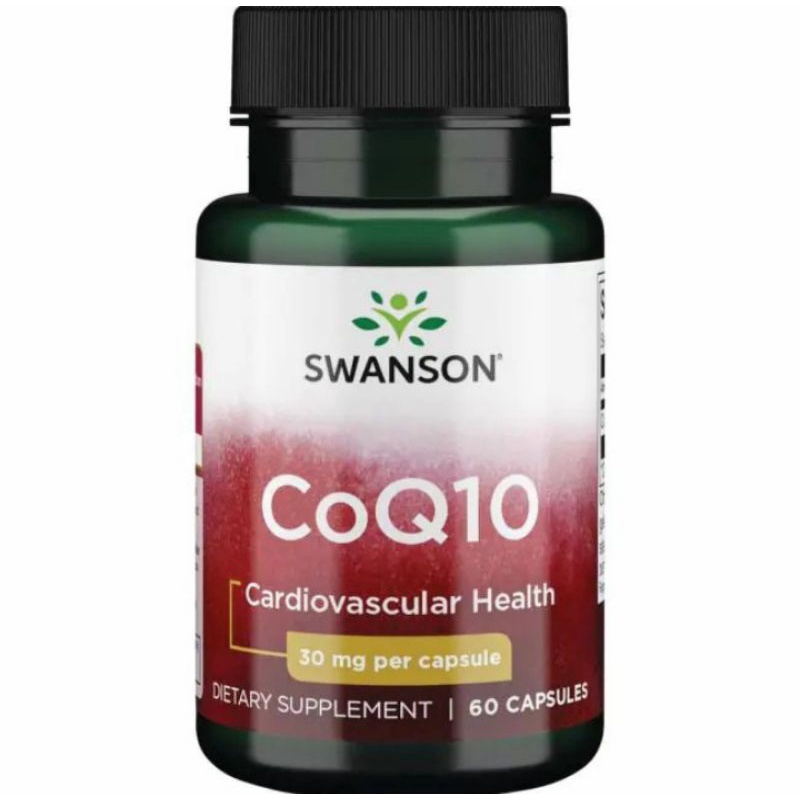 Swanson coq10 coq 10 coq 10 30mg 30 mg 60 softgel / capsule