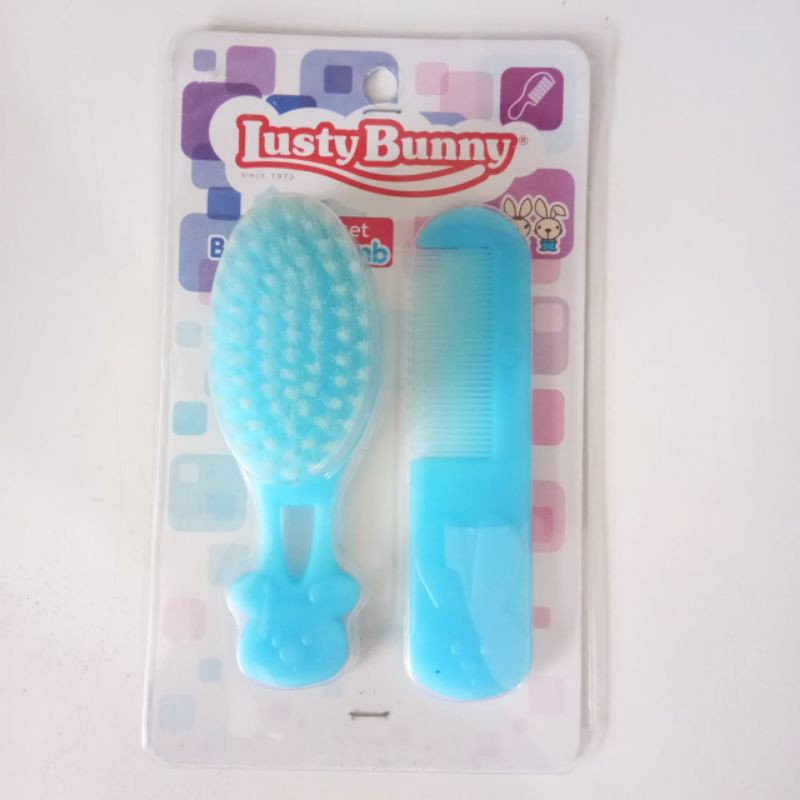 Lusty Bunny Brush &amp; Comb Set Sisir Bayi