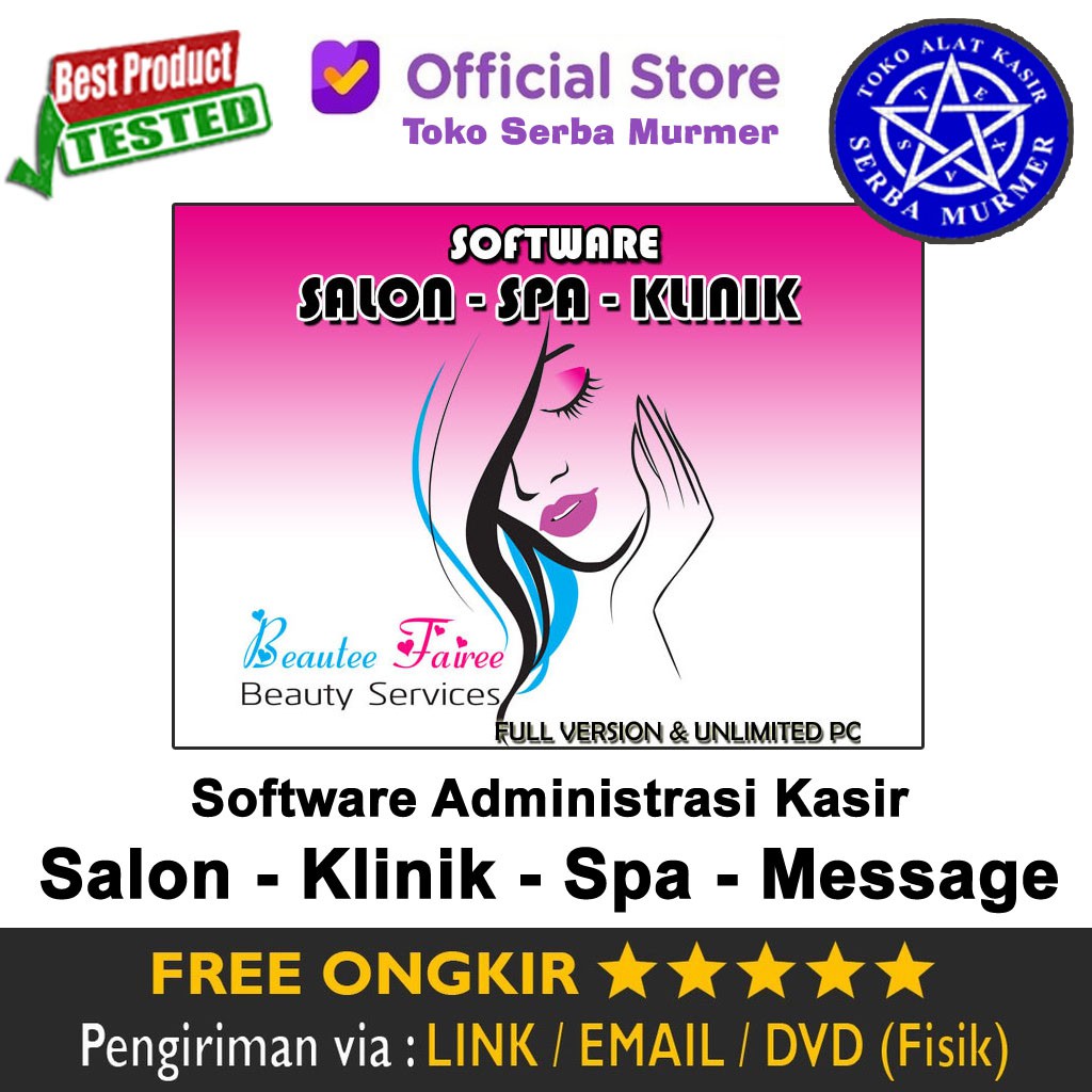 Software Program Aplikasi Administrasi Kasir POS Salon Spa Klinik terapis