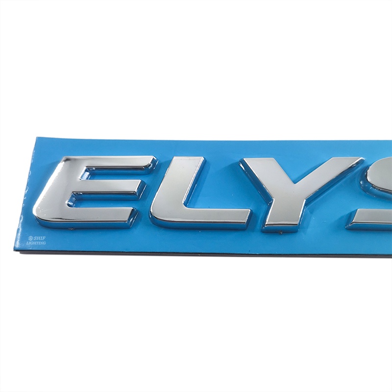 1pc Stiker Emblem Logo ELYSION Bahan ABS Untuk Bagasi Belakang Mobil HODAN ELYSION