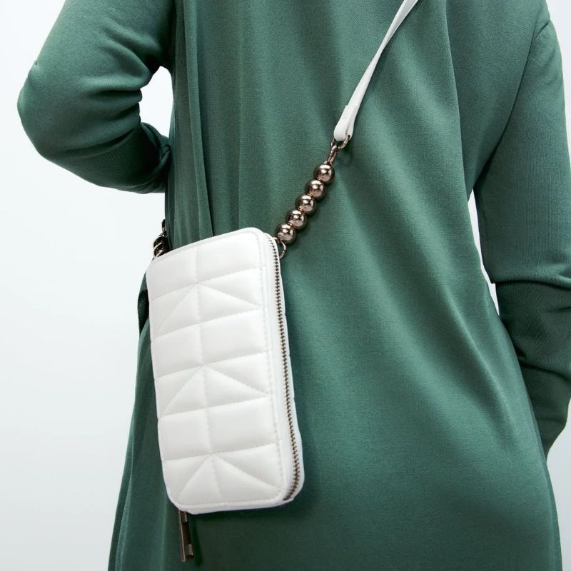 12.12 SALE | ZRA BEAD TRIM QUILTED CELL PHONE CASE