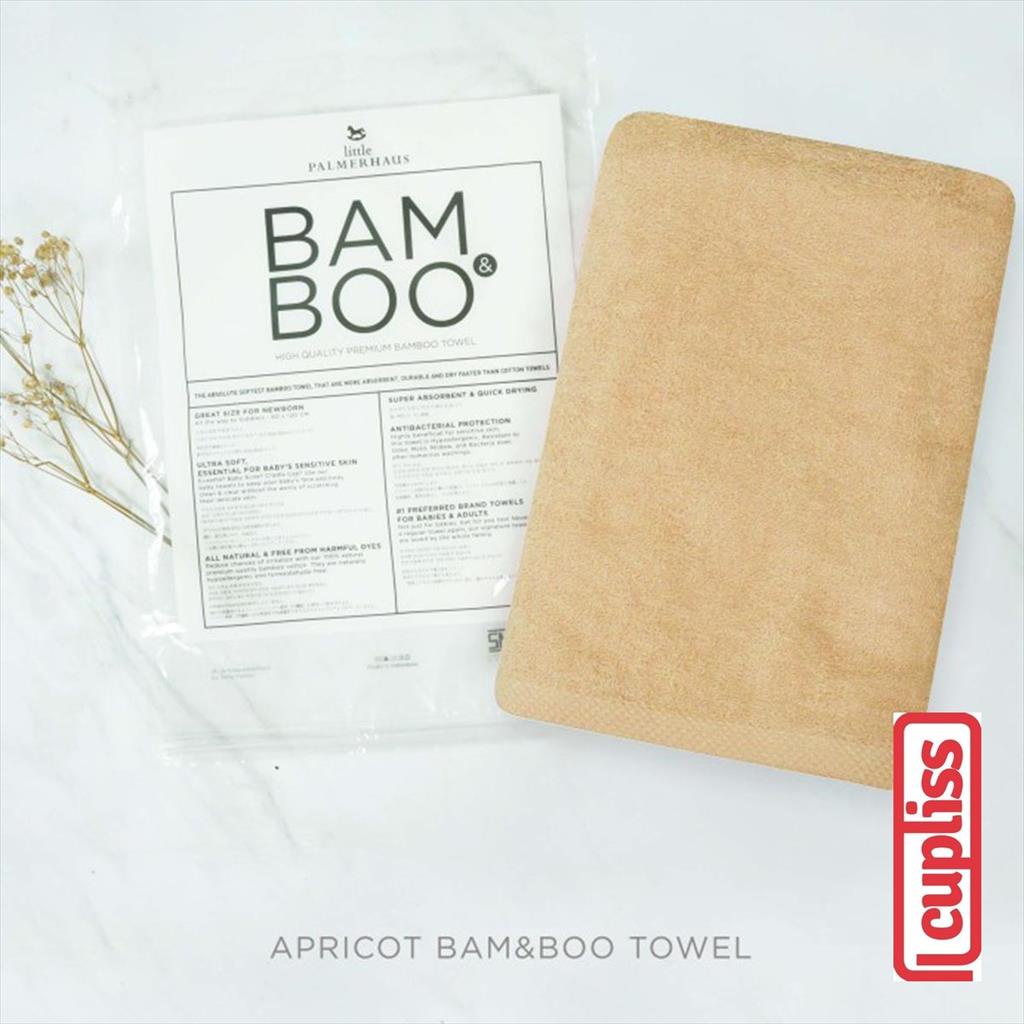 Little Palmerhaus Bamboo Towel Apricot Handuk Bayi