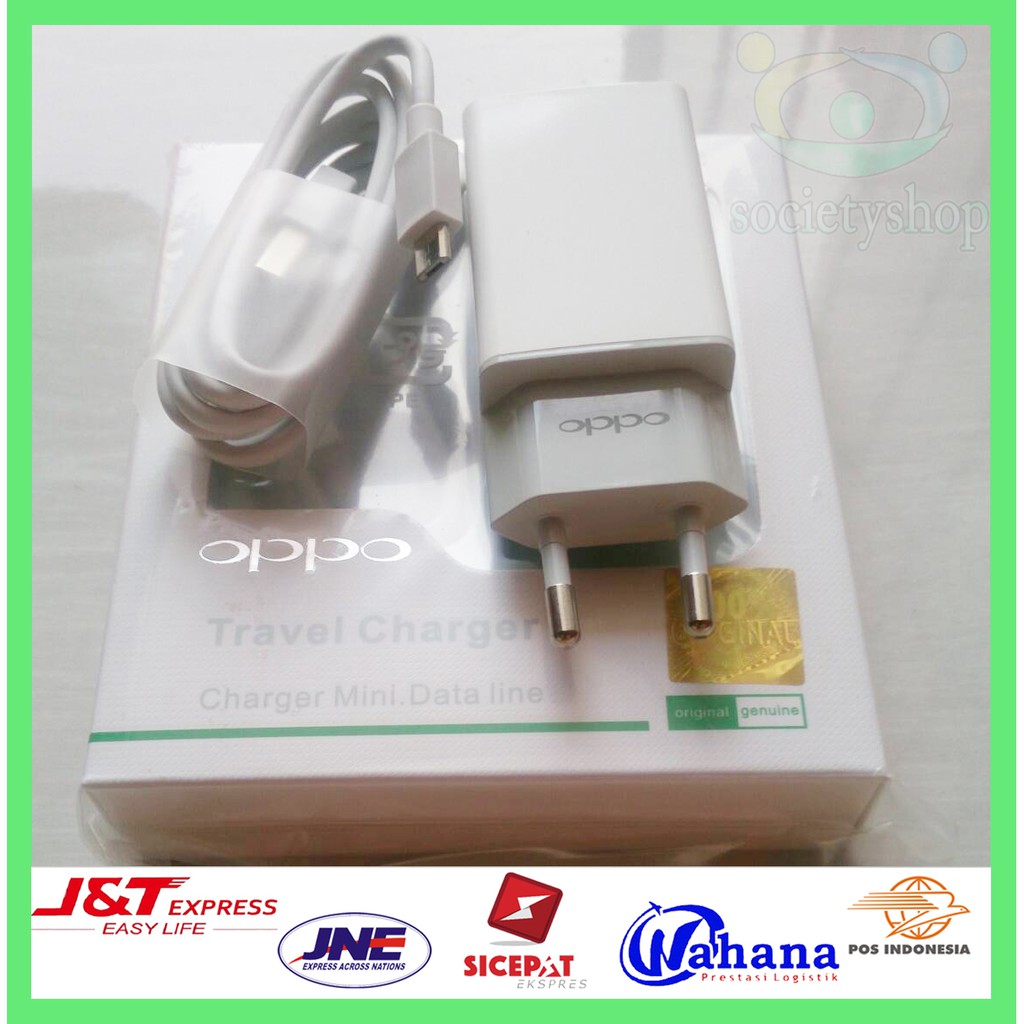 ORIGINAL Charger Oppo 2A - Casan Carger Hp Fast Cas Find 5 Way Piano Muse Clover Joy Yoyo Neo Mirror