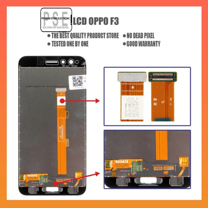 LCD Oppo F3 ORIGINAL Fullset Touchscreen