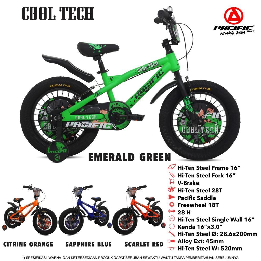SEPEDA PASIFIC 16 x 3.0 COOLTECH