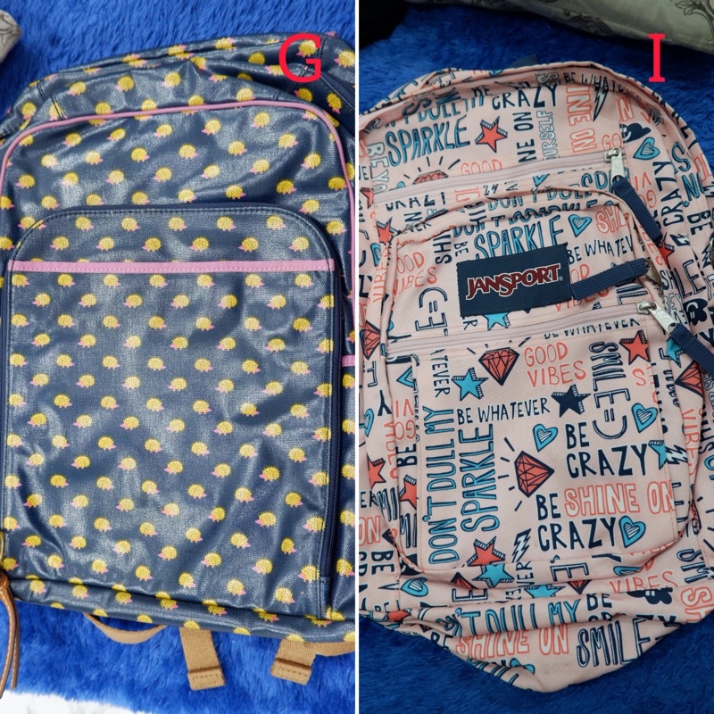 [Preloved] Tas Backpack / Ransel / Tas Punggung Sekolah / Second Like New / Tas Ransel Wanita Murah