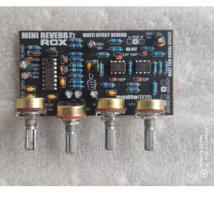 Penjualan Terbanyak.. KIT MINI REVERB MULTI EFFECT DIGITAL ECHO 8 BIT 4 POTENSIO