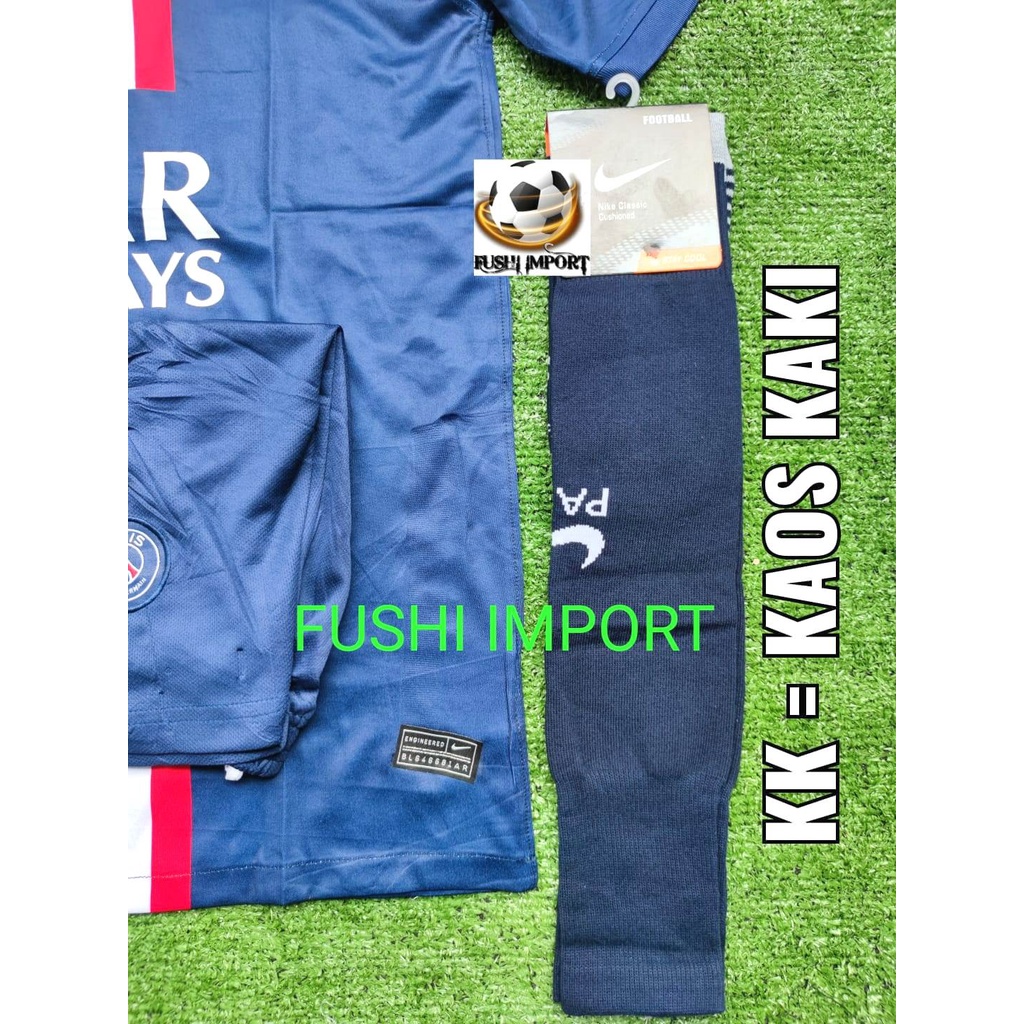 Setelan Jersey Baju Bola PSG Home 2022 2023 ( Fullset Satu Set ) Grade Ori