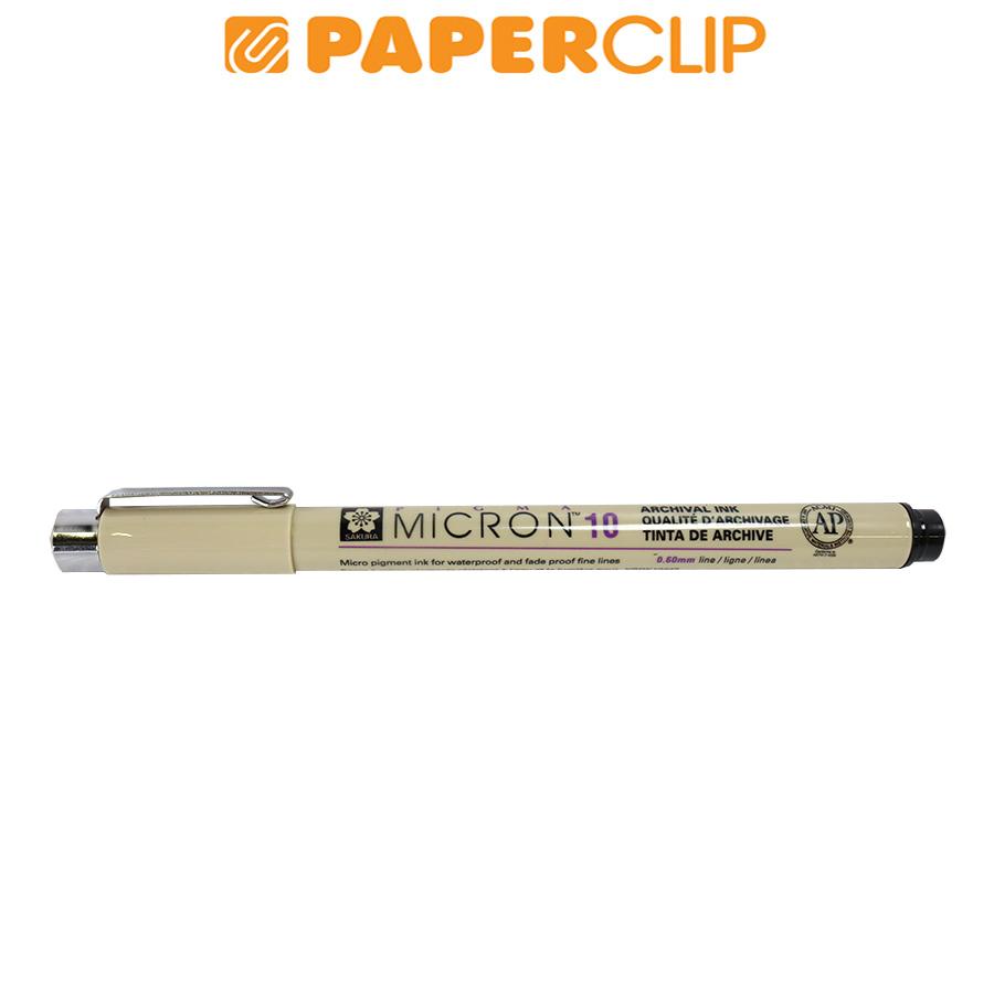 

BALLPOINT SAKURA PIGMA MICRON 10 BLACK