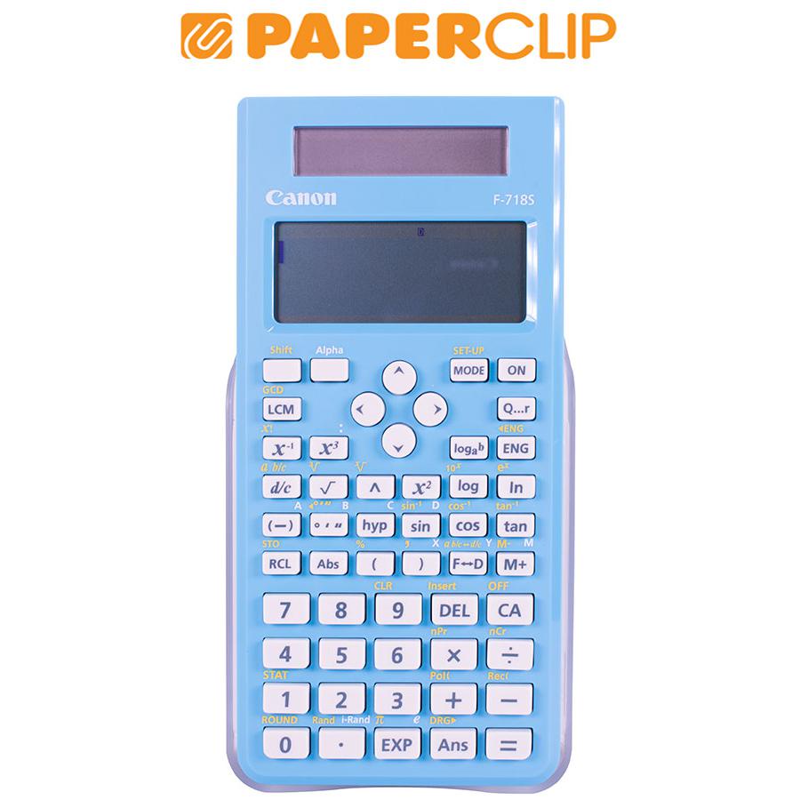 

KALKULATOR / CALCULATOR CANON F-718S BLUE SCIENTIFIC