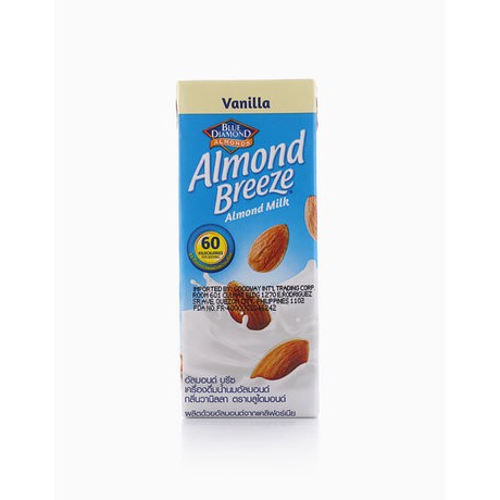 

BLUE DIAMOND ALMOND BREEZE ALMOND MILK 180ML VANILLA / SUSU ALMON VANILA / ALMOND