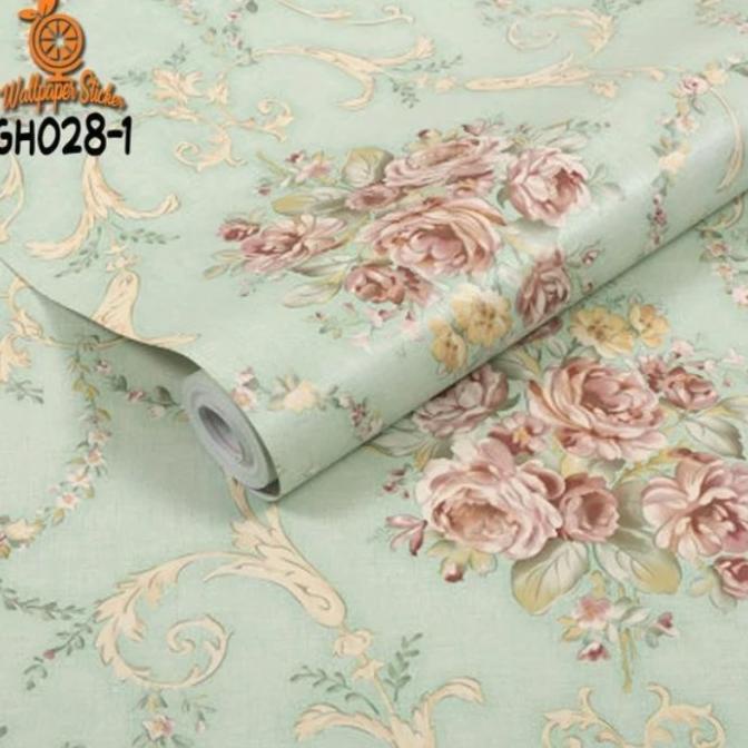 Murah Paket 5 Roll Wallpaper Stiker Sticker Wallsticker Dinding