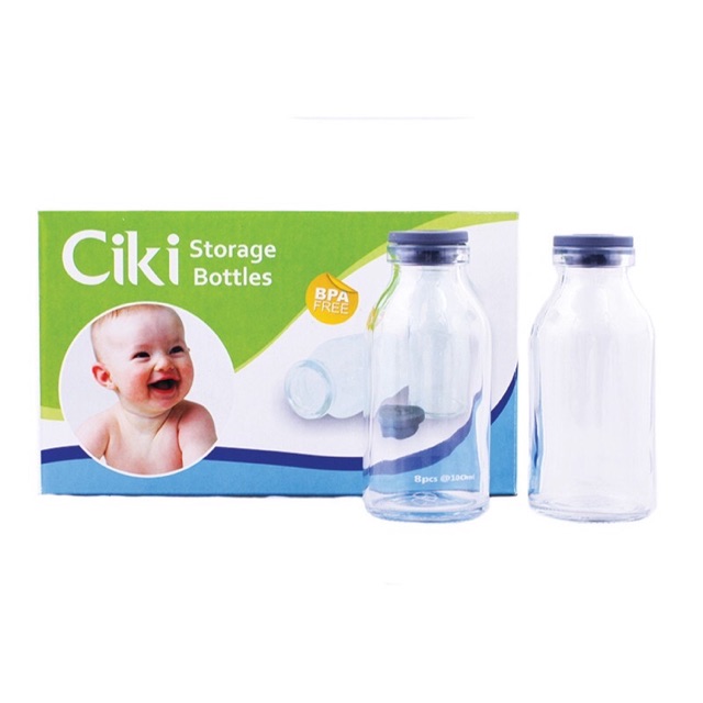 Jual CIKI STORAGE BOTOL ASI 8 BOTTLE 100 ML | Shopee Indonesia