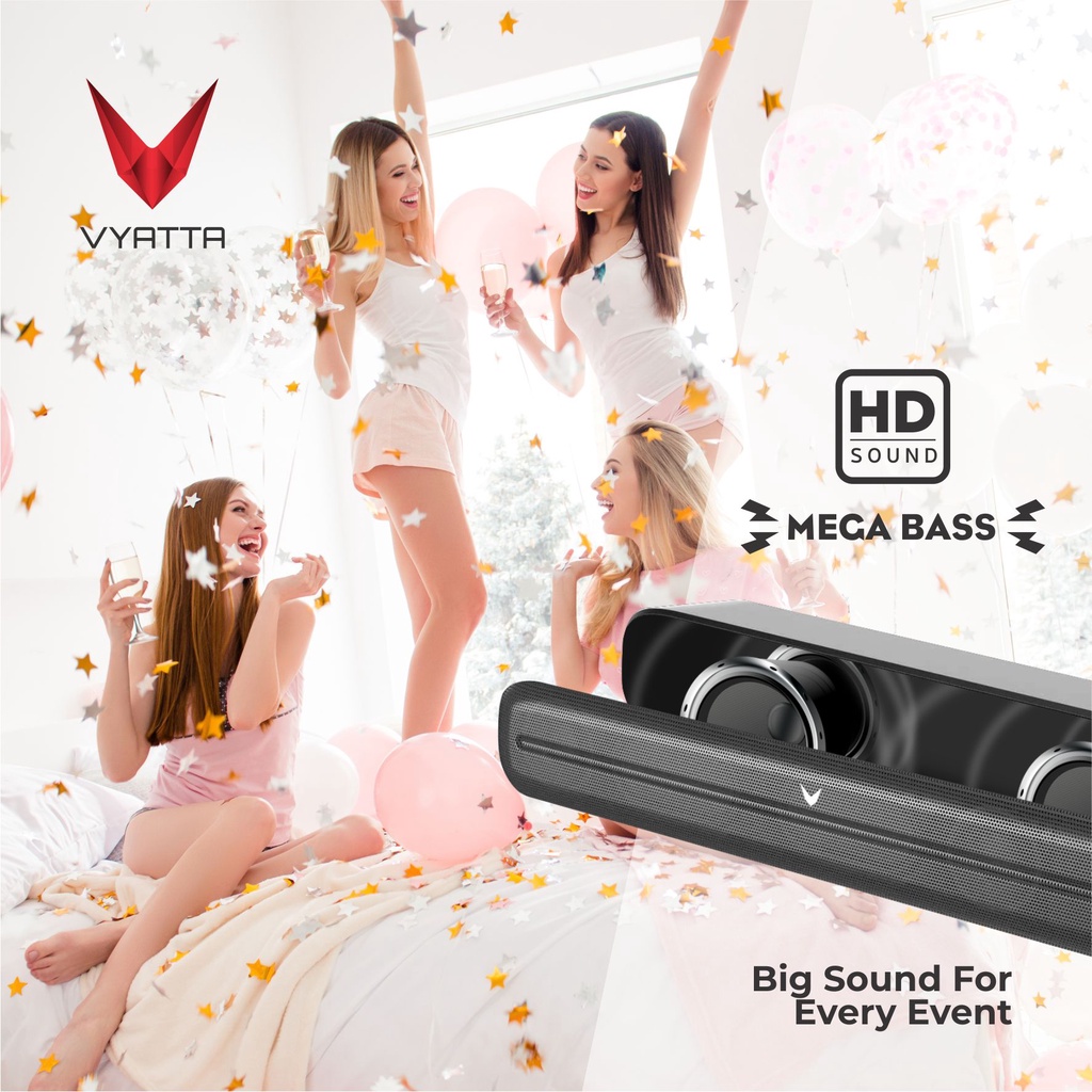 VYATTA BAR HITZ TWS SPEAKER BLUETOOTH SOUNDBAR HD SOUND