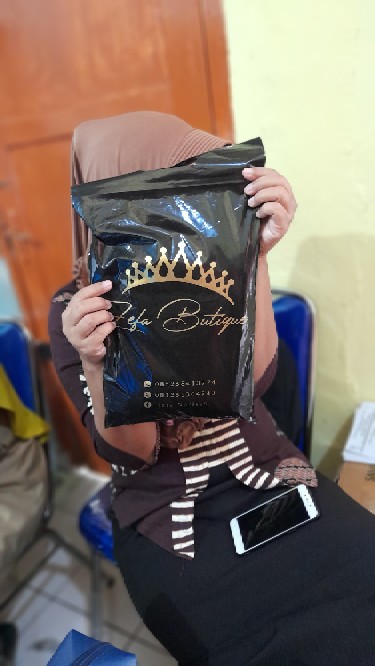 Plastik Sablon / Plastik Ziplock Ukur 25x35+7 Free Desain