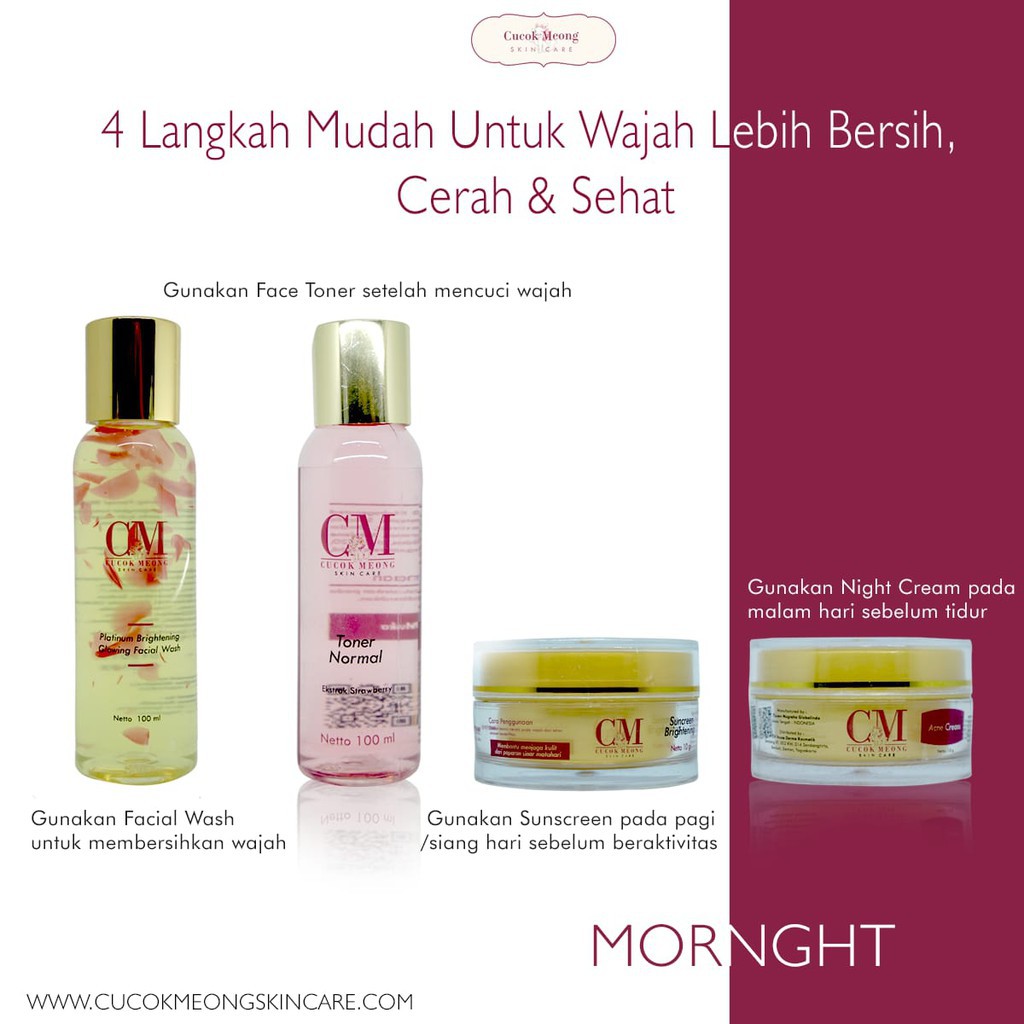 paket glowing platinum cucok meong skincare