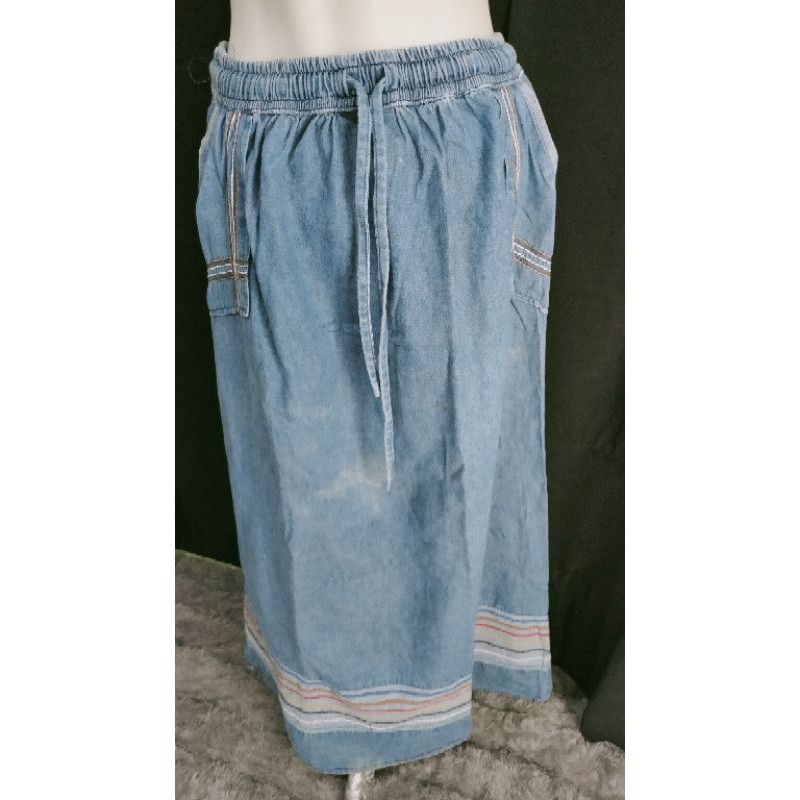 PL rok jeans karet