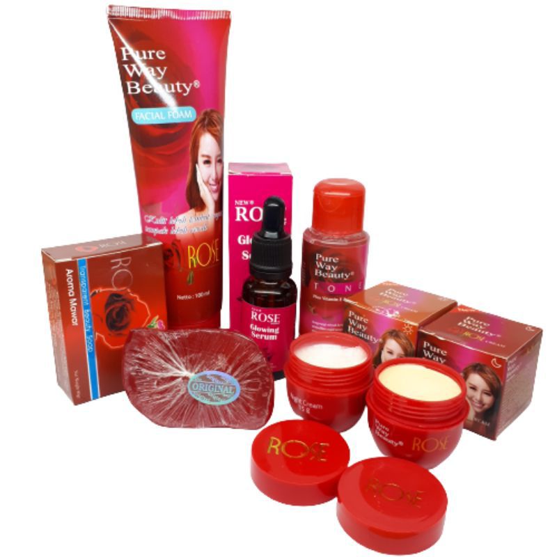 PAKET ROSE PUR WAY BEAUTY TERLENGKAP 6in1 ORIGINAL