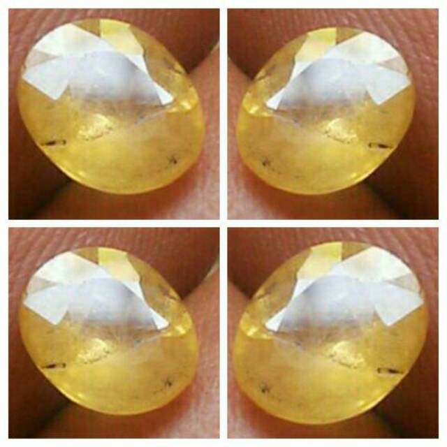 NATURAL YELLOW SAPPHIRE BURMA NO GF ASLI ALAM ORIGINAL FULL LUSTER