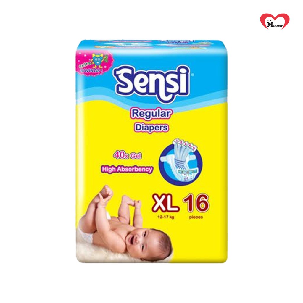 Sensi Perekat Diapers S20/M20/L20/Xl16 / Toko Makmur Online