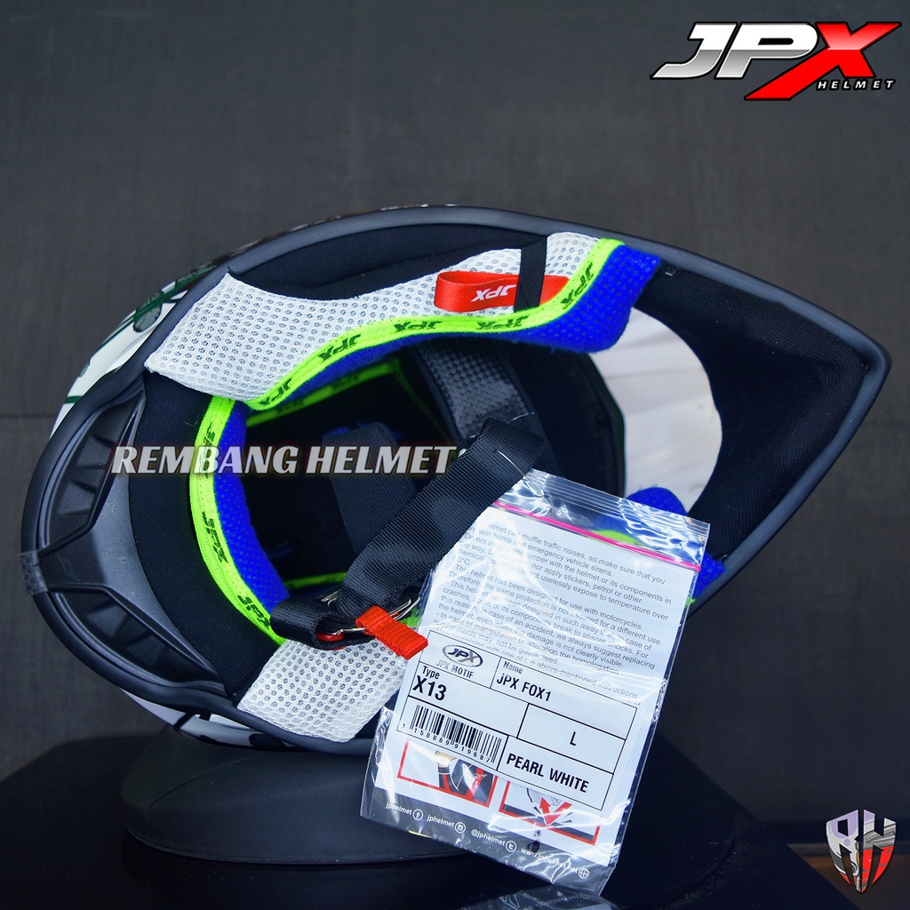 HELM JPX CROSS_FOX1 X13 - PEARL WHITE GLOSS PAKET GANTENG GOOGLE SNAIL HELM JPX KLX ORIGINAL HELMET MOTO TRAIL SUPERMOTO HELM FULL FACE MOTO CROSS TERBAIK TERMURAH-6