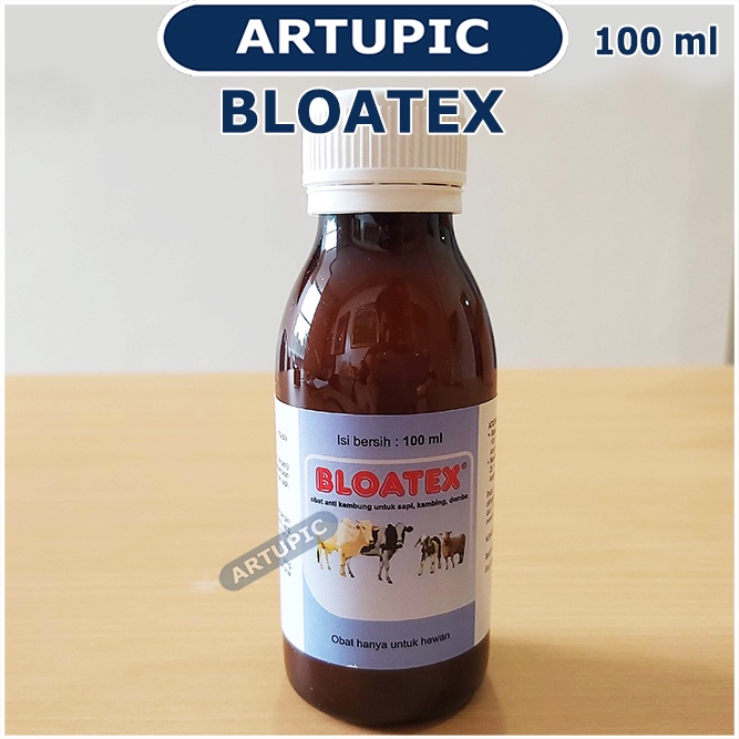 Bloatex 100 ml Obat Kembung Sampi Kambing Domba Kerbau Kuda Hewan Ternak Medion Artupic