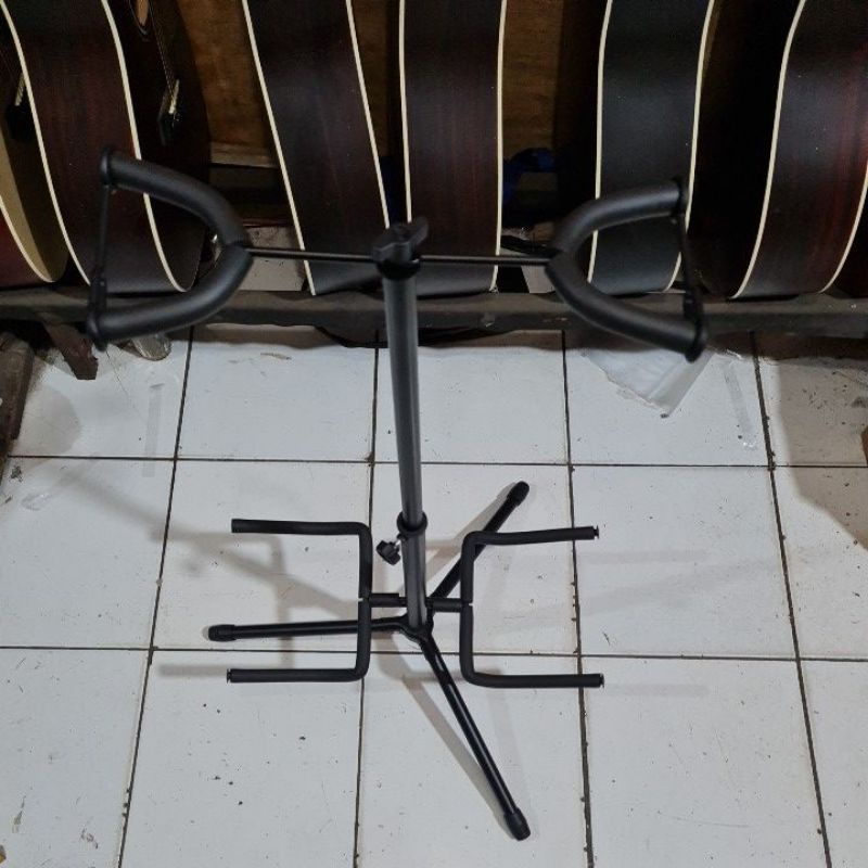 stand stend gitar bass double isi 2