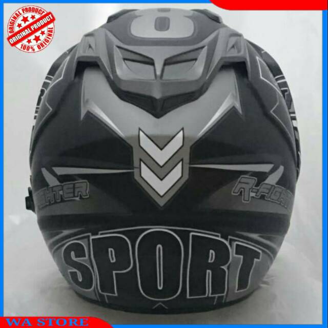 Helm Motor Dewasa 2 Kaca Double Visor Sni Murah Sport Black Doff Abu Dmn Vs Kyt Ink Nhk Shopee Indonesia