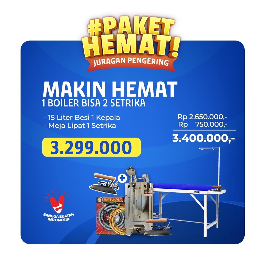 Paket Usaha Laundry MAKIN HEMAT