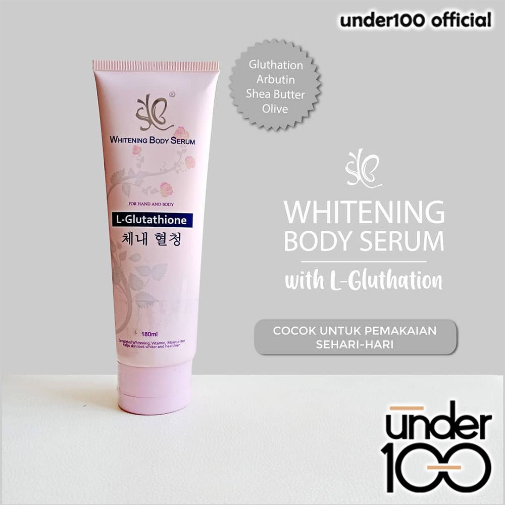 ❤ UNDER100 ❤ SYB Whitening Body Serum 180ml | Body Loyion | Pemutih Badan | BPOM