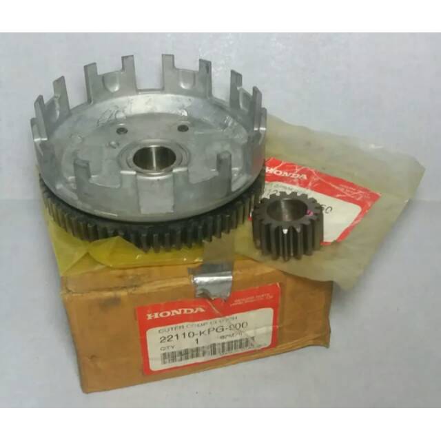 original 22110 kpg 900 honda nice supra xx v house rumah kopling primary drive gigi primer wave 100