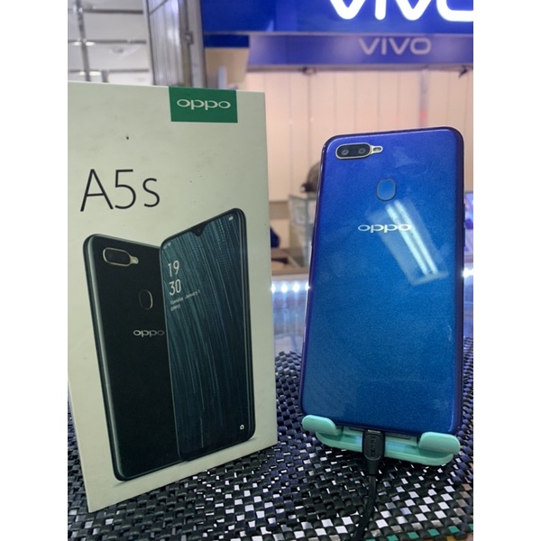 HANDPHONE OPPO A5S RAM 3/32 SECOND FULSET