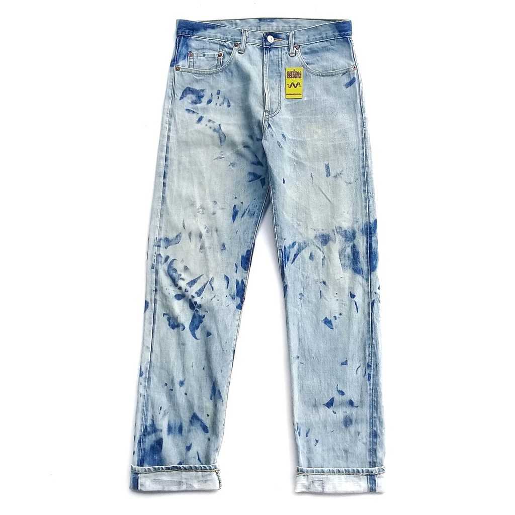 Levis 501 Big E Selvedge Bleach Rare