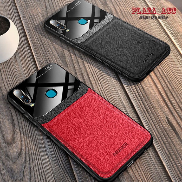Elegant Leather Vivo Y15 - Casing Vivo Y15 Case Elegant