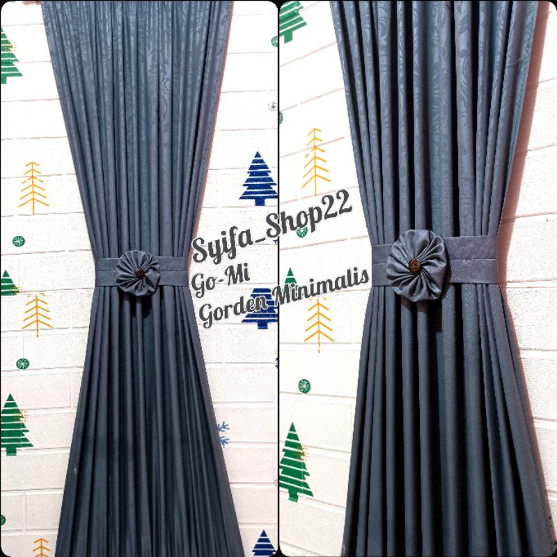 Korden kupu2 Jendela Minimalis Murah Modern Untuk kaca Kecil Model Pita kupu T180-T200-T220CM