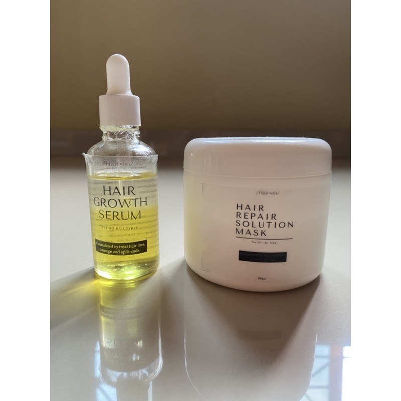 PRELOVED HAIREN GROWTH SERUM AND REPAIR SOLUTION MASK