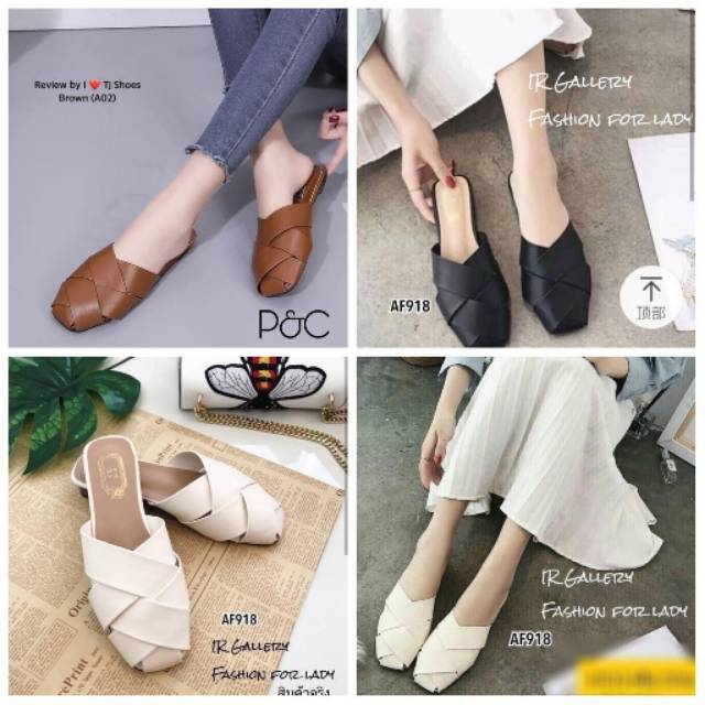 Sandal Wanita Anyam Lucu