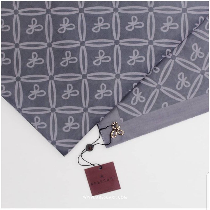 Arsscarf monogram grey