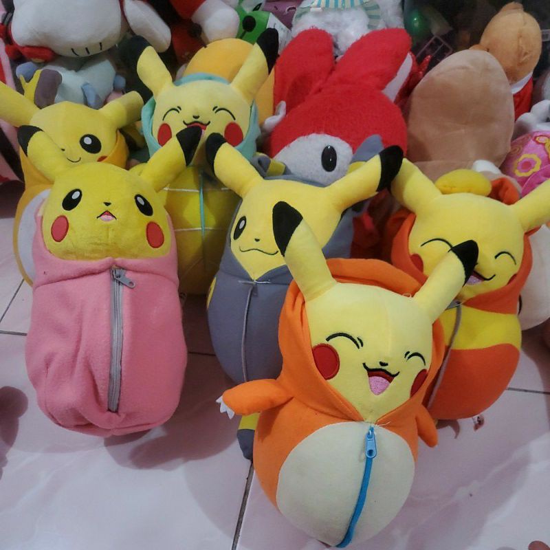 Boneka Pikachu Kostum lucu lucu