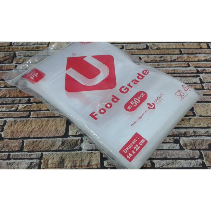 STANDING POUCH 14 x 22 CM [ISI 50 PCS] | PLASTIK KLIP BERDIRI
