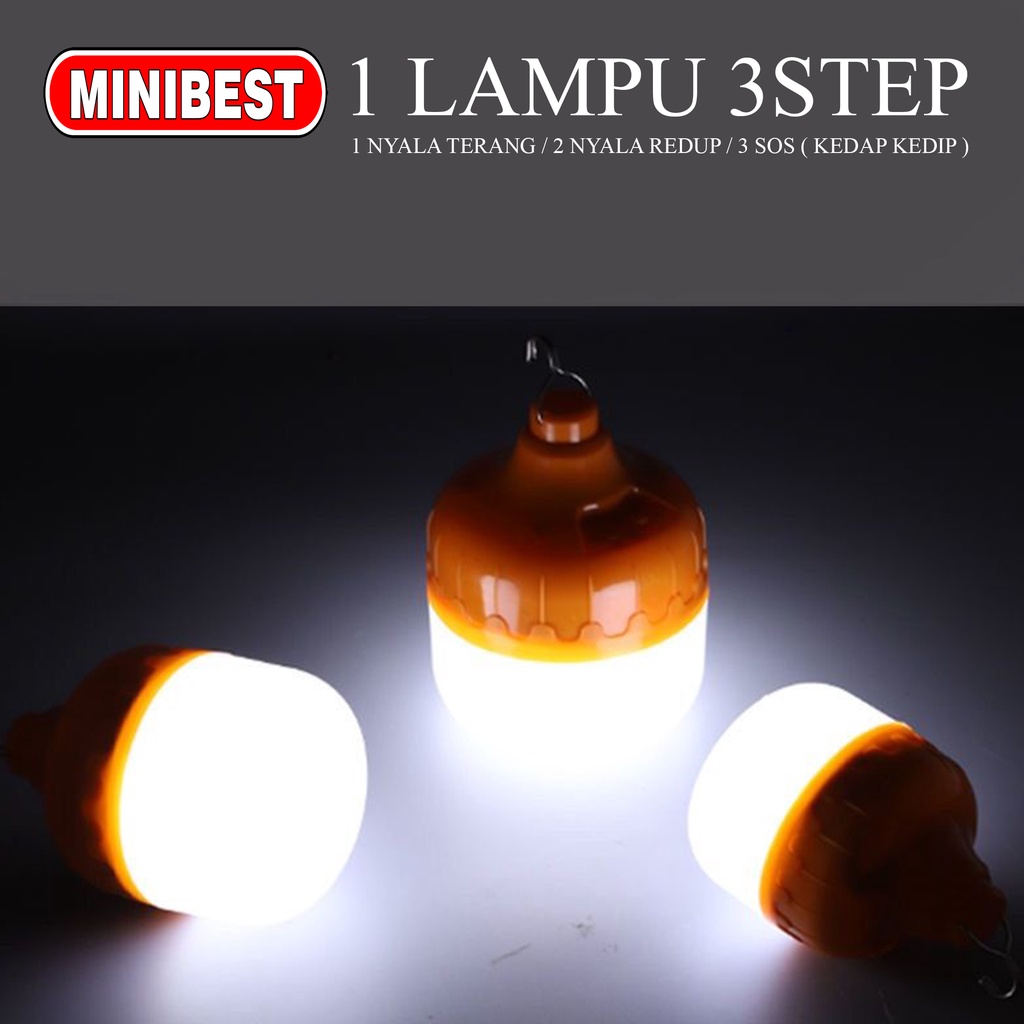 [MB] Lampu Emergency Bulb LED Indoor Outdoor Rechargeable - Lampu Darurat LED Bulb