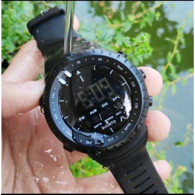 TERLARISS!!!! Jam Tangan Sport Pria Sunto CORE hitam Tahan Air-Strap Rubber