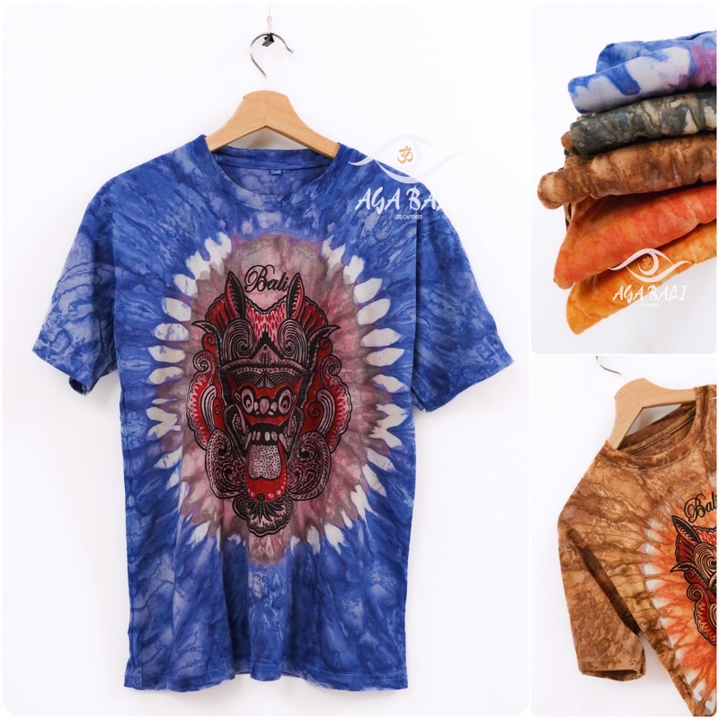 Baju Kaos BARONG OVAL TIE DYE 30s B002.ag